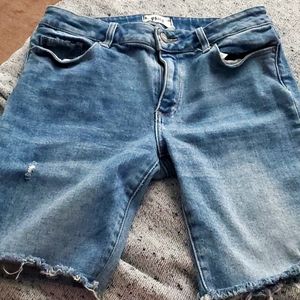 Paige Bermuda style jean shorts size 29